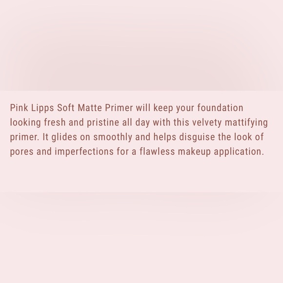 Pinklipps Soft Matte Primer - Picture 5 of 8